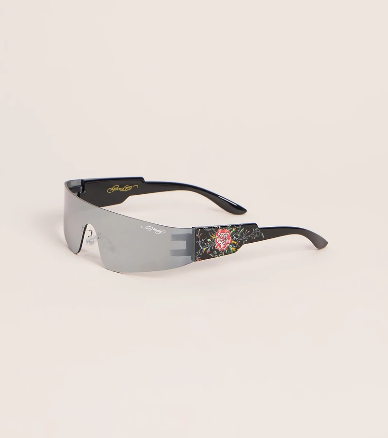 Windsor x Ed Hardy Mirror Shield Sunglasses