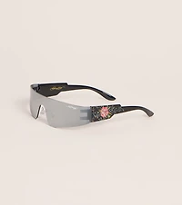 Windsor x Ed Hardy Mirror Shield Sunglasses