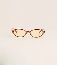 Study Break Retro Oval Sunglasses