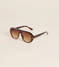 Booked Until Sunset Aviator Sunglasses