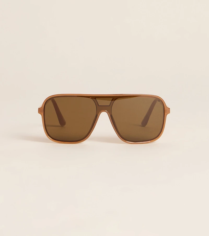 Too Busy Looking Good Aviator Sunglasses