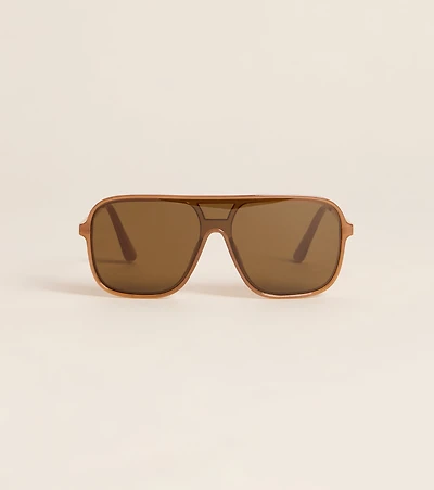 Too Busy Looking Good Aviator Sunglasses