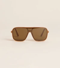 Too Busy Looking Good Aviator Sunglasses