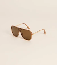 Too Busy Looking Good Aviator Sunglasses