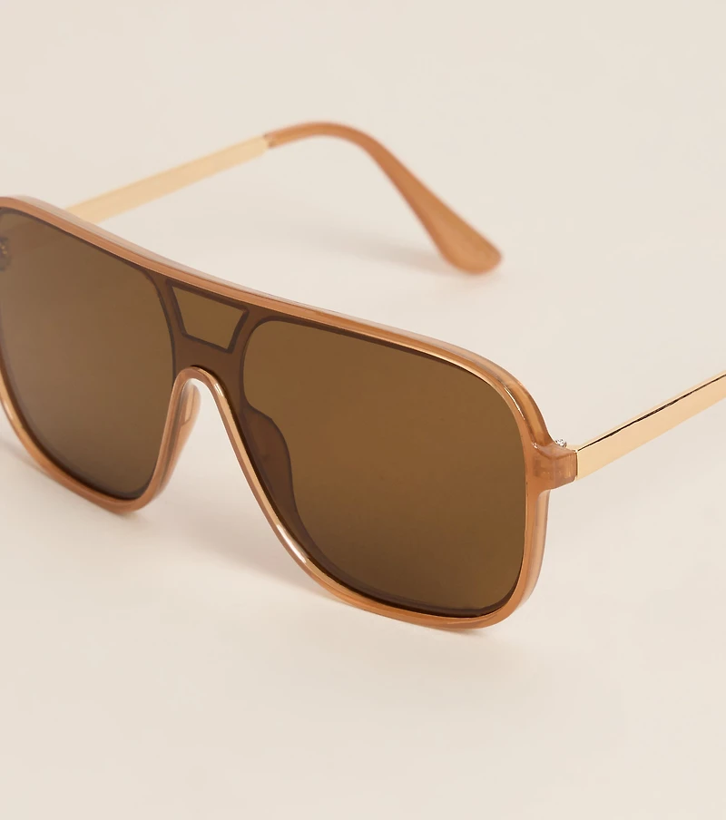 Too Busy Looking Good Aviator Sunglasses