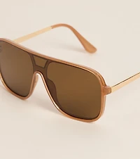 Too Busy Looking Good Aviator Sunglasses