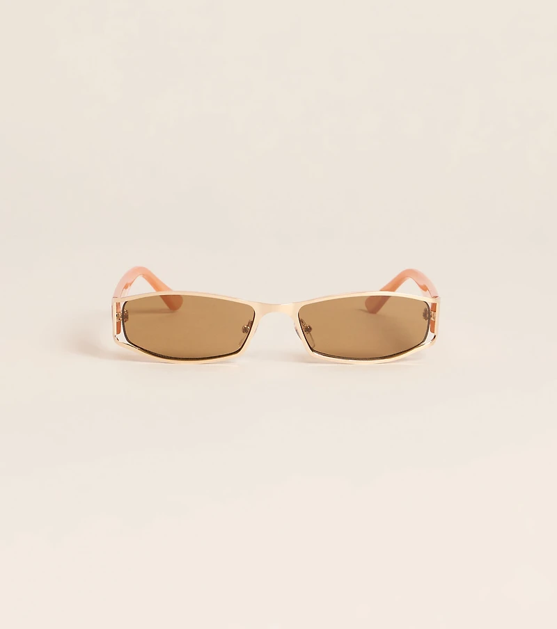 Plans Look Better Rectangular Sunglasses