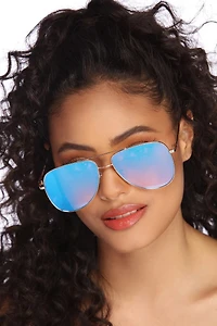 Keep It Stylish Aviator Sunglasses