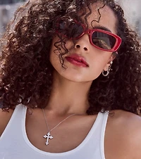 Sleek Classic Square Frame Sunglasses