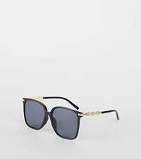 Schedule Full Oversized Square Sunglasses