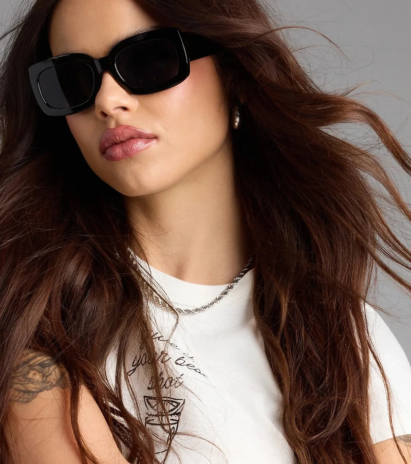 Level Up Basic Square Sunglasses
