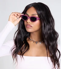 Always Down Oval Sunglasses