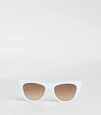Cute Gaze Chain Trim Cat Eye Sunglasses