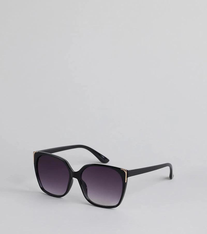 Livin' My Best Life Oversized Square Sunglasses