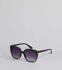 Livin' My Best Life Oversized Square Sunglasses