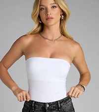 Sculpt Mode Activated Smoothing Tube Bodysuit