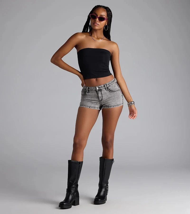 Sleek Fave Slinky Knit Bandeau Top