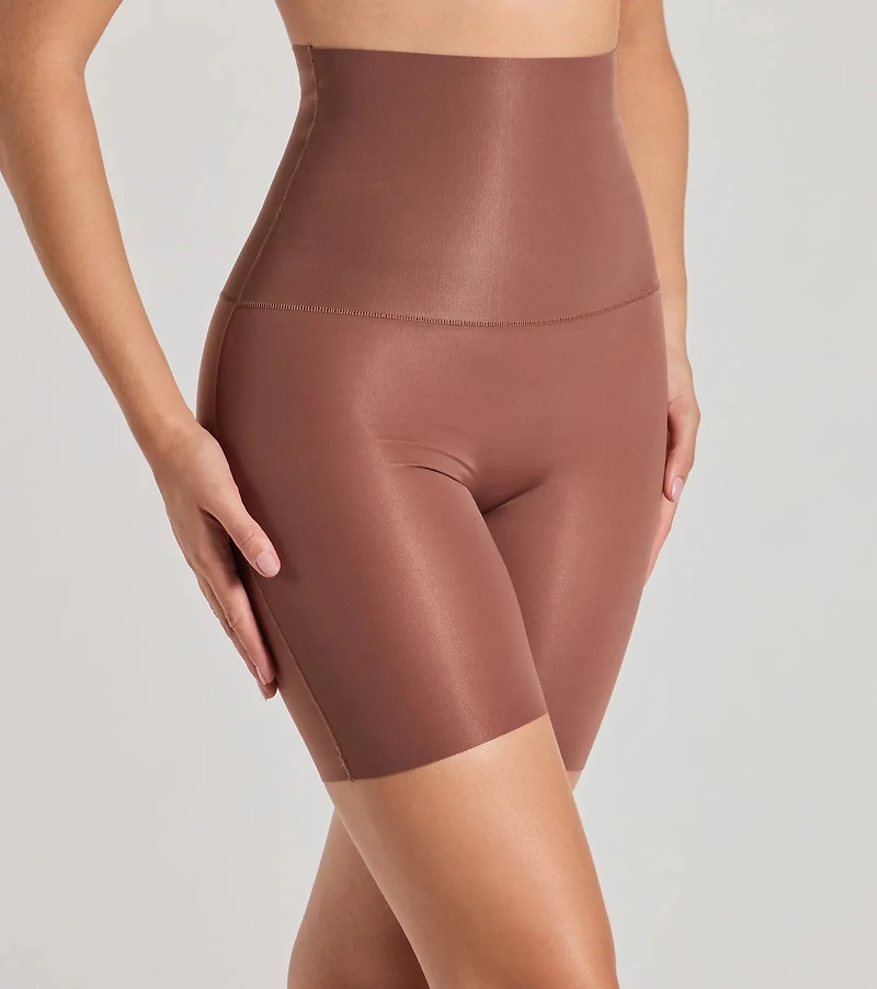 Smooth Look Scuba High Waist Shaper Shorts