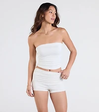 Relaxed Perfection Mid-Rise Pajama Shorts