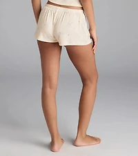 Bunny Tails High-Rise Pajama Shorts