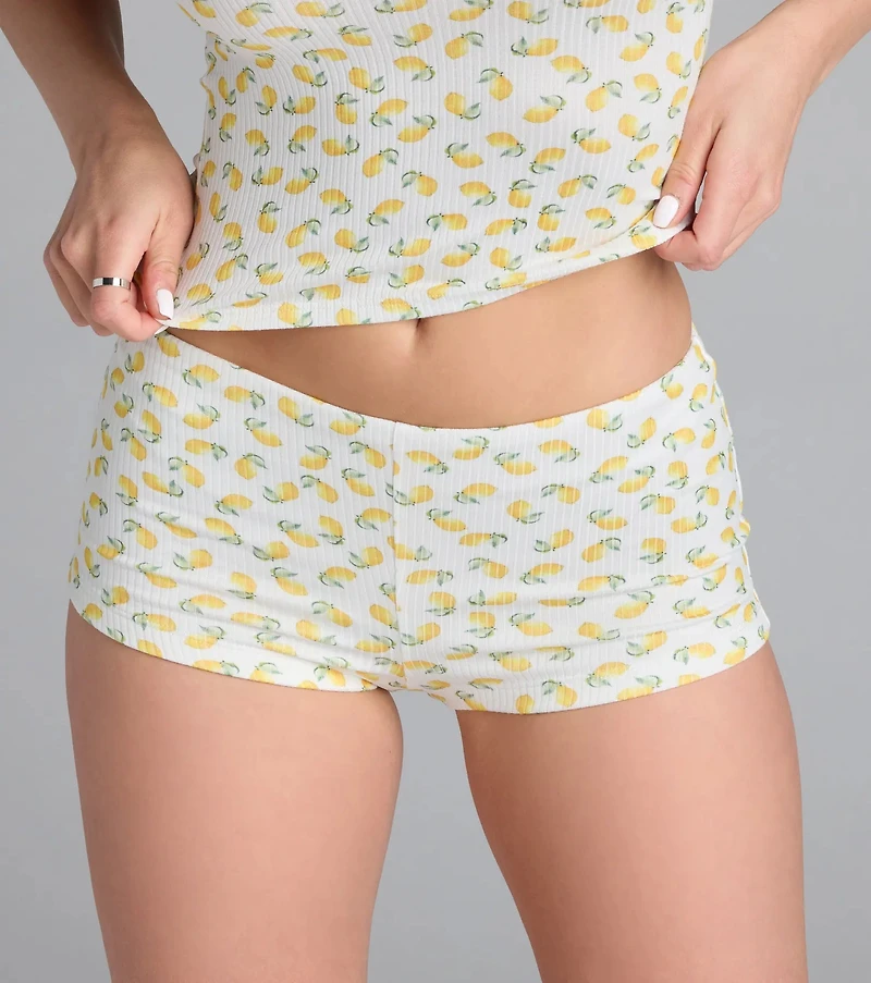 Gives You Lemons Pajama Shorts