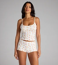 Late Night Bites High-Rise Pajama Shorts