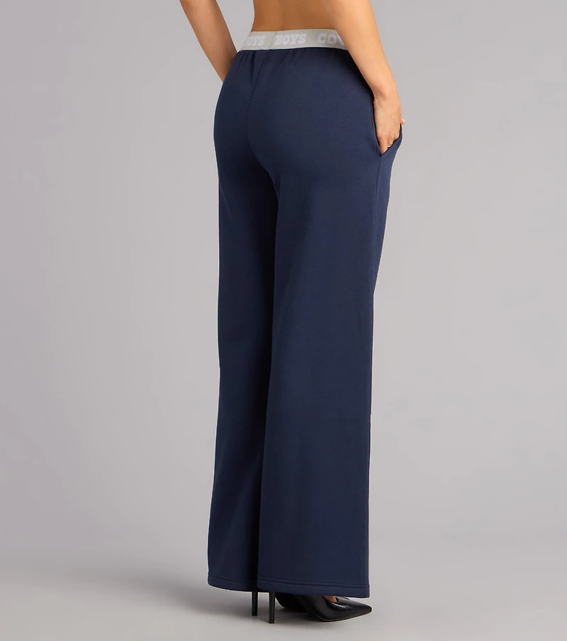 Ultra Game NFL Dallas Cowboys Wide-Leg Sweatpants