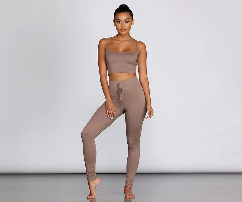 You're a Softy Lounge Crop Tee