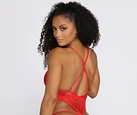 Love So Deep Lace Teddy