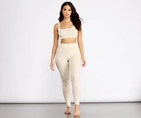 Sweet Dreams Ribbed Pajama Leggings