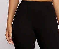 Ribbed Pajama Biker Boxer Shorts