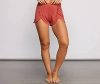 Ready To Lounge Tulip Pajama Shorts