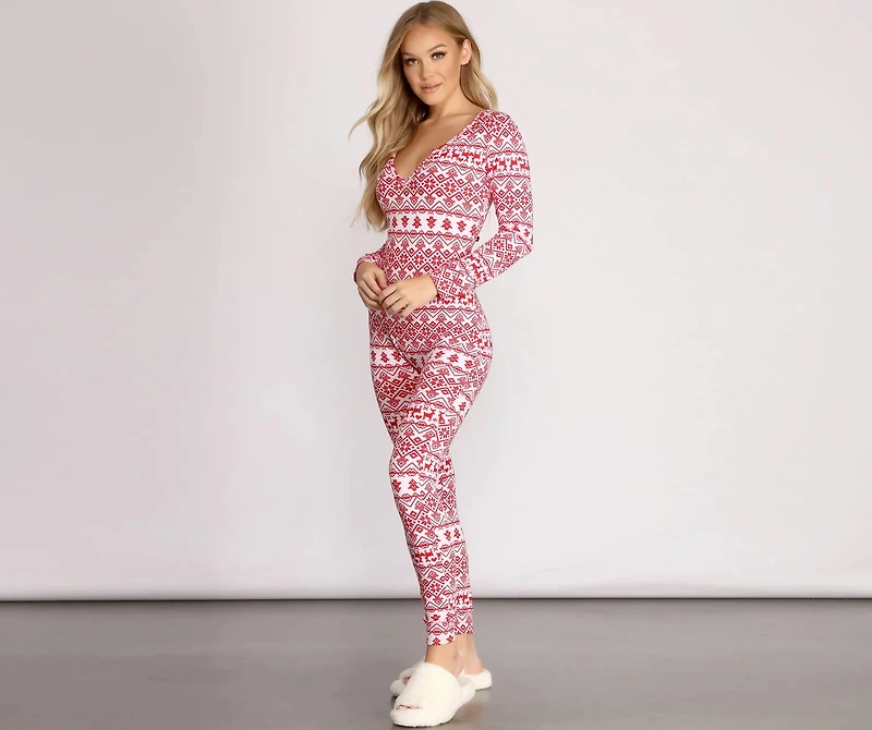 Tis' The Season Fair Isle Onesie