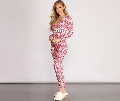 Tis' The Season Fair Isle Onesie