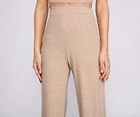 Taking Knit Easy Wide Leg Pajama Pants