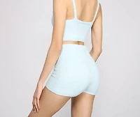 Cozy Chenille Pajama Shorts