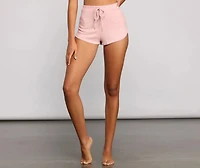 Keeping Knit Cute N' Cozy Pajama Shorts