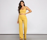 Chill Out Ribbed Pajama Tank