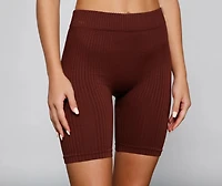 Trendy Essential Seamless Biker Shorts