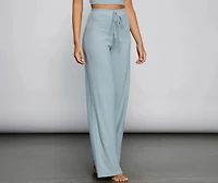 Sleeping Wide-Leg Pajama Pants
