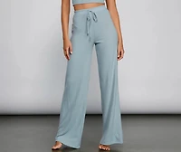Sleeping Wide-Leg Pajama Pants