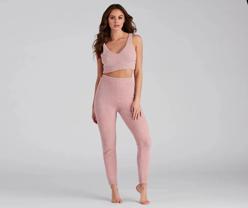 Cozy Snuggles Chenille PJ Leggings