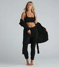 Hello Cutie Chenille Crop Pajama Top