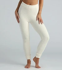 Fuzzy Feels Chenille High-Rise Jogger Pajamas