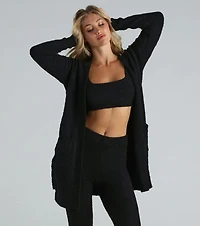 Tied Cozy Chenille Tie-Waist Robe