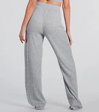 Feeling Bliss Rib Knit Pajama Pants