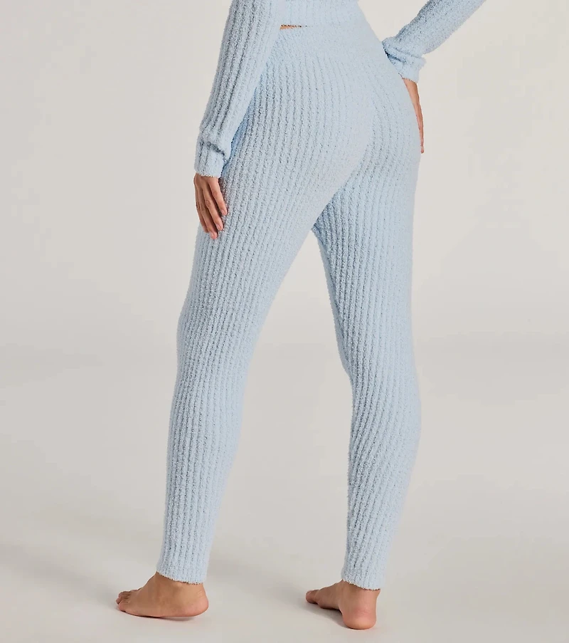 Cozy Life Chenille Knit Tie-Waist Joggers