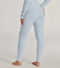 Cozy Life Chenille Knit Tie-Waist Joggers
