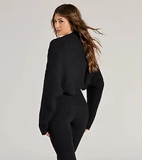 Keepin' It Cozy Chenille Knit Bolero