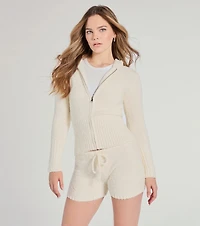 Chill Mode Chenille Knit Hoodie